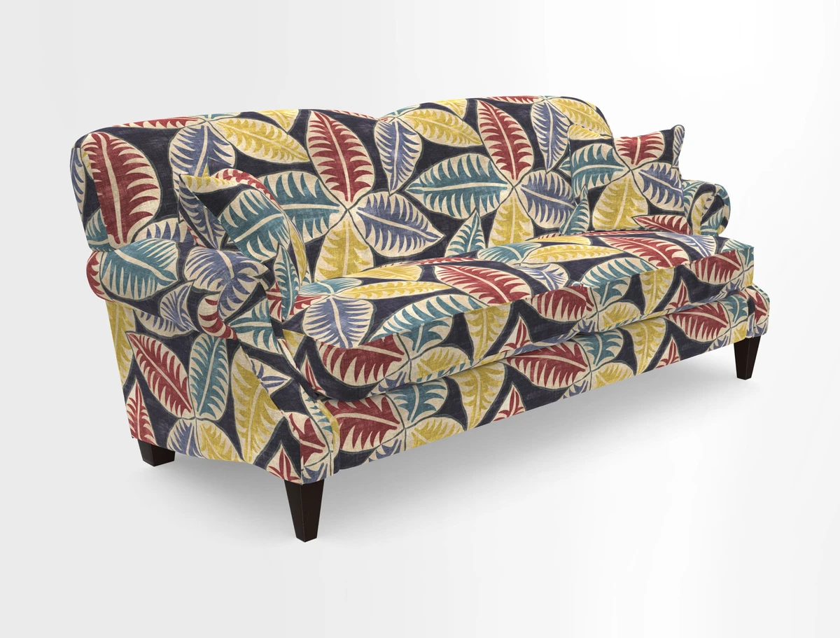 Tangmere 3 Seater Sofa in Floral Linen L'Oiseaux Tapestry 