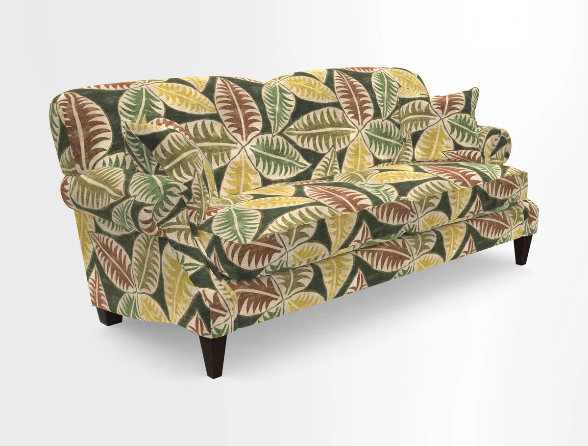 Tangmere 3 Seater Sofa in Floral Linen L'Oiseaux Tapestry 