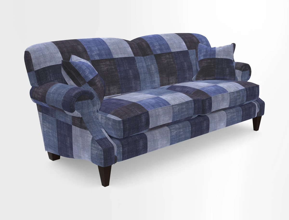 Tangmere 3 Seater Sofa in Floral Linen L'Oiseaux Tapestry 