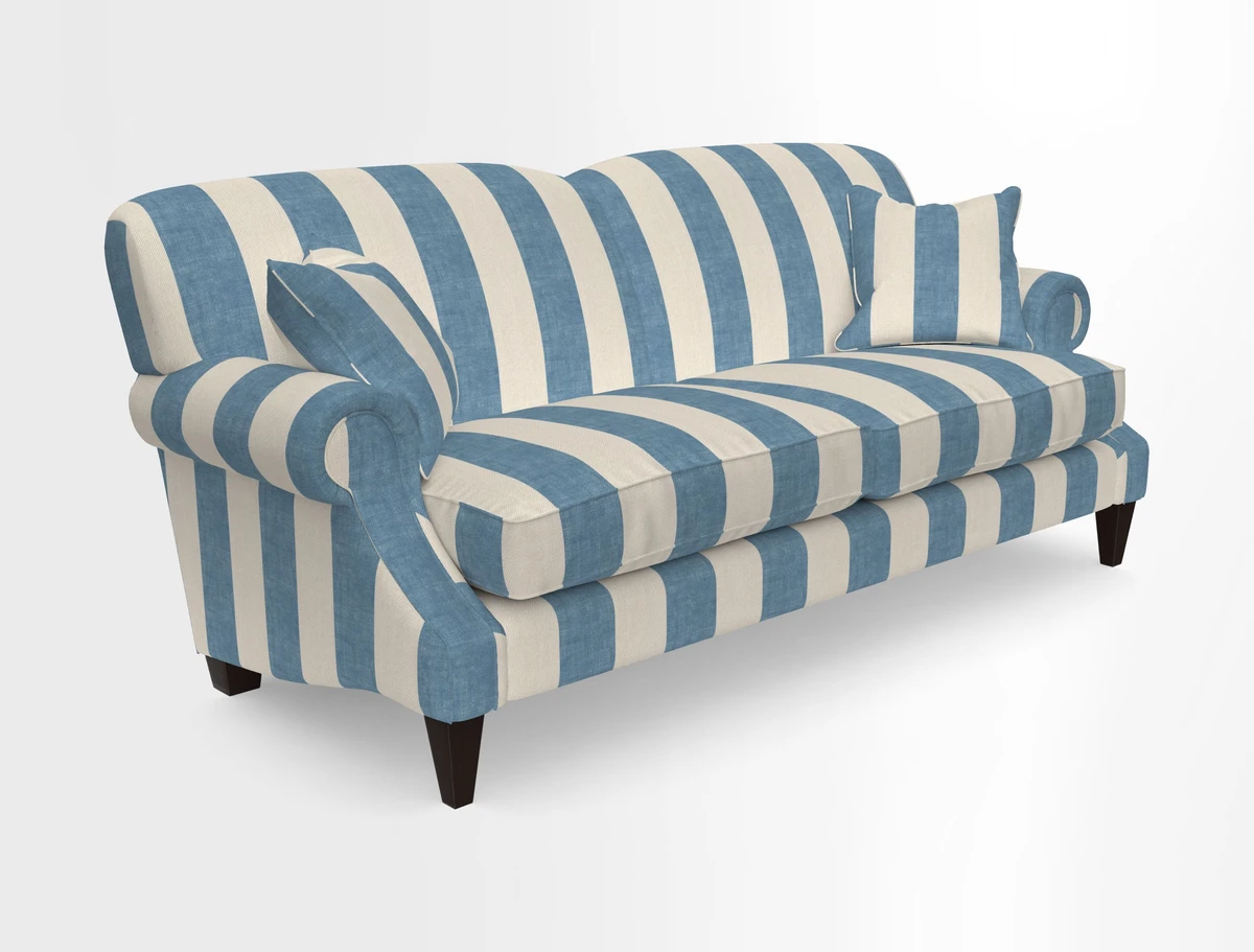 Tangmere 3 Seater Sofa in Floral Linen L'Oiseaux Tapestry 