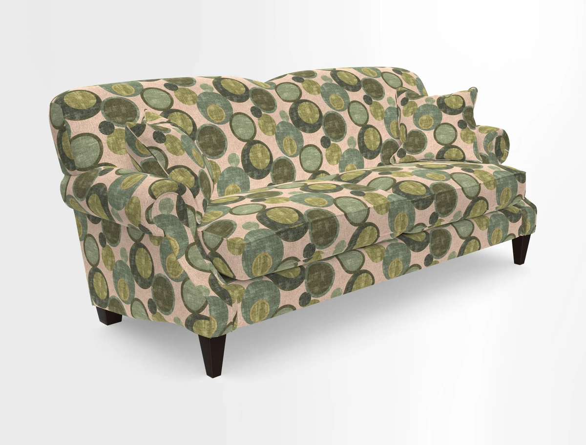 Tangmere 3 Seater Sofa in Floral Linen L'Oiseaux Tapestry 