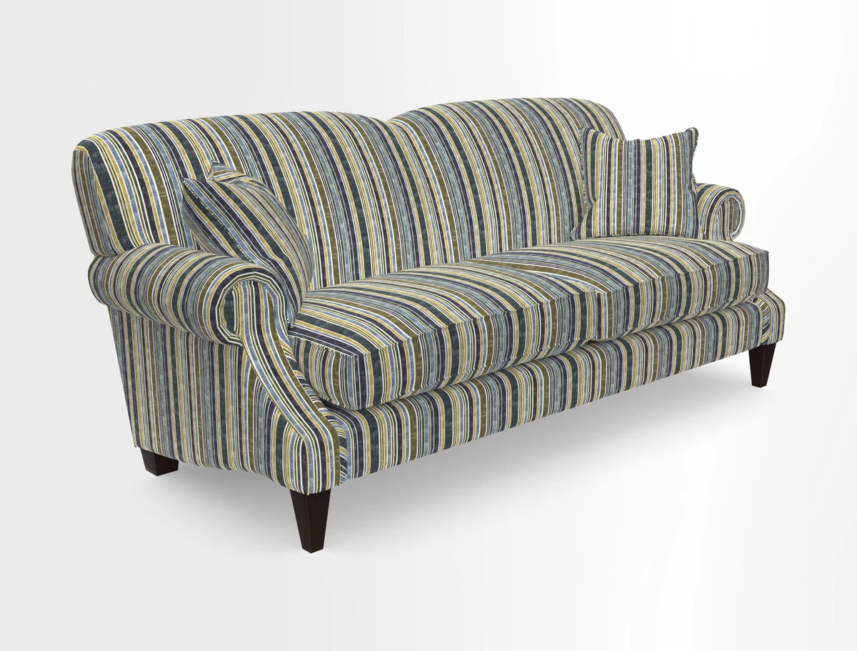Tangmere 3 Seater Sofa in Floral Linen L'Oiseaux Tapestry 