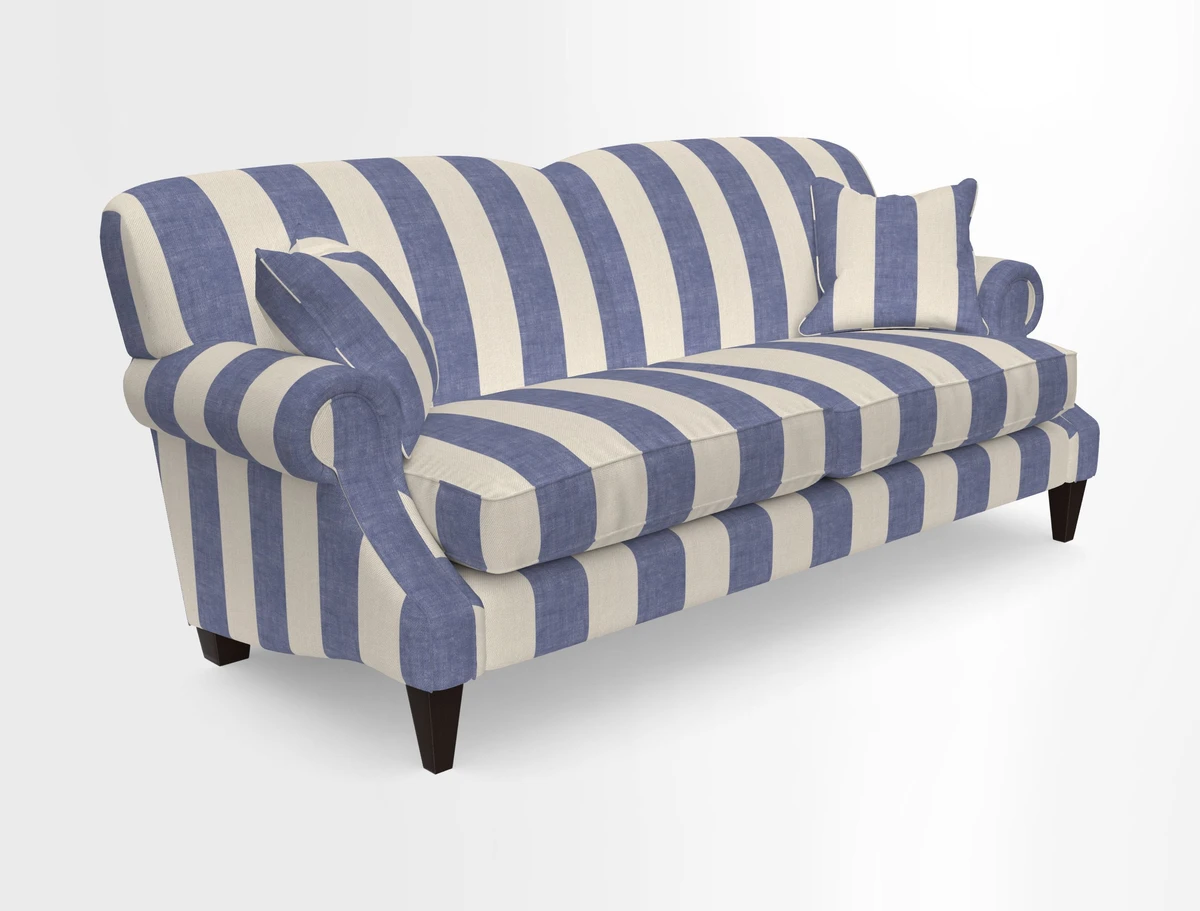Tangmere 3 Seater Sofa in Floral Linen L'Oiseaux Tapestry 