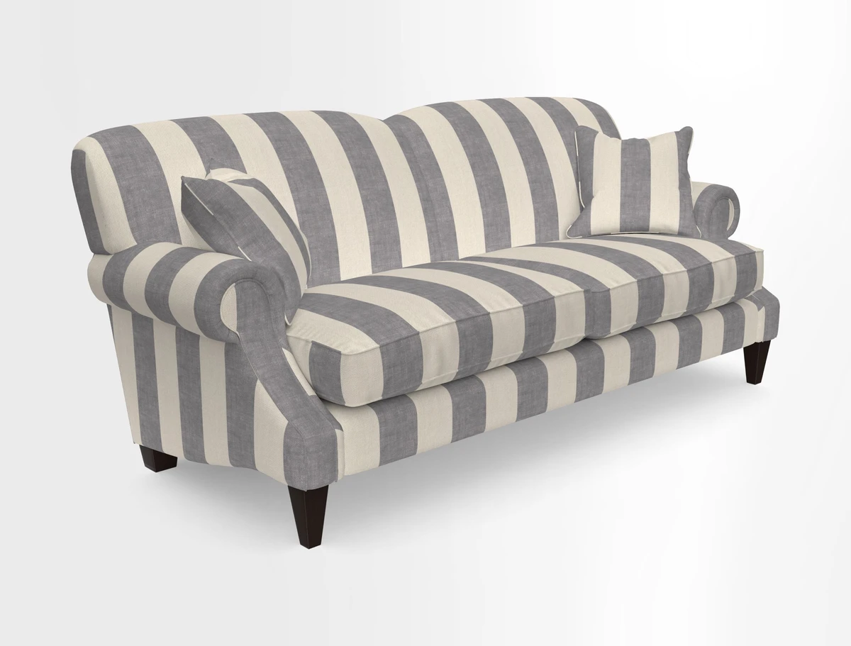 Tangmere 3 Seater Sofa in Floral Linen L'Oiseaux Tapestry 