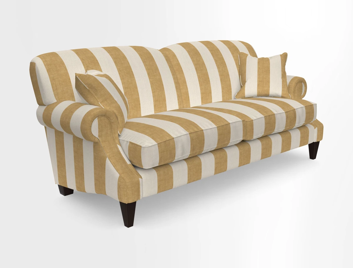 Tangmere 3 Seater Sofa in Floral Linen L'Oiseaux Tapestry 