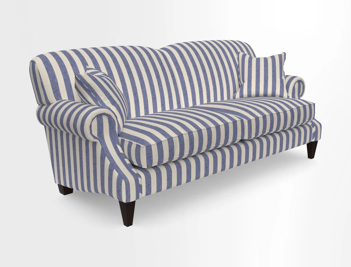 Tangmere 3 Seater Sofa in Floral Linen L'Oiseaux Tapestry 