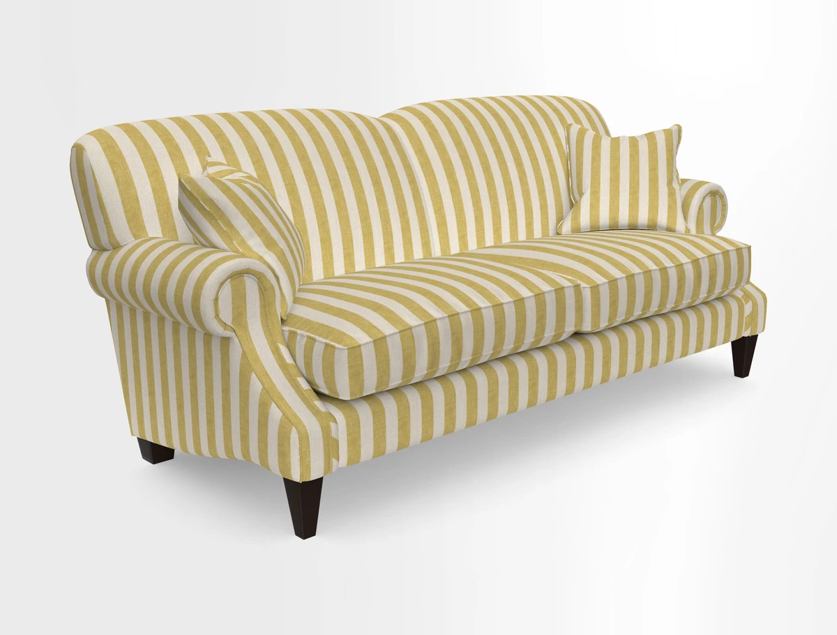 Tangmere 3 Seater Sofa in Floral Linen L'Oiseaux Tapestry 