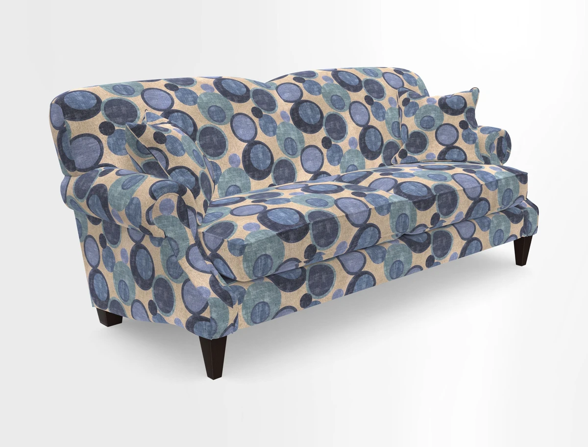 Tangmere 3 Seater Sofa in Floral Linen L'Oiseaux Tapestry 