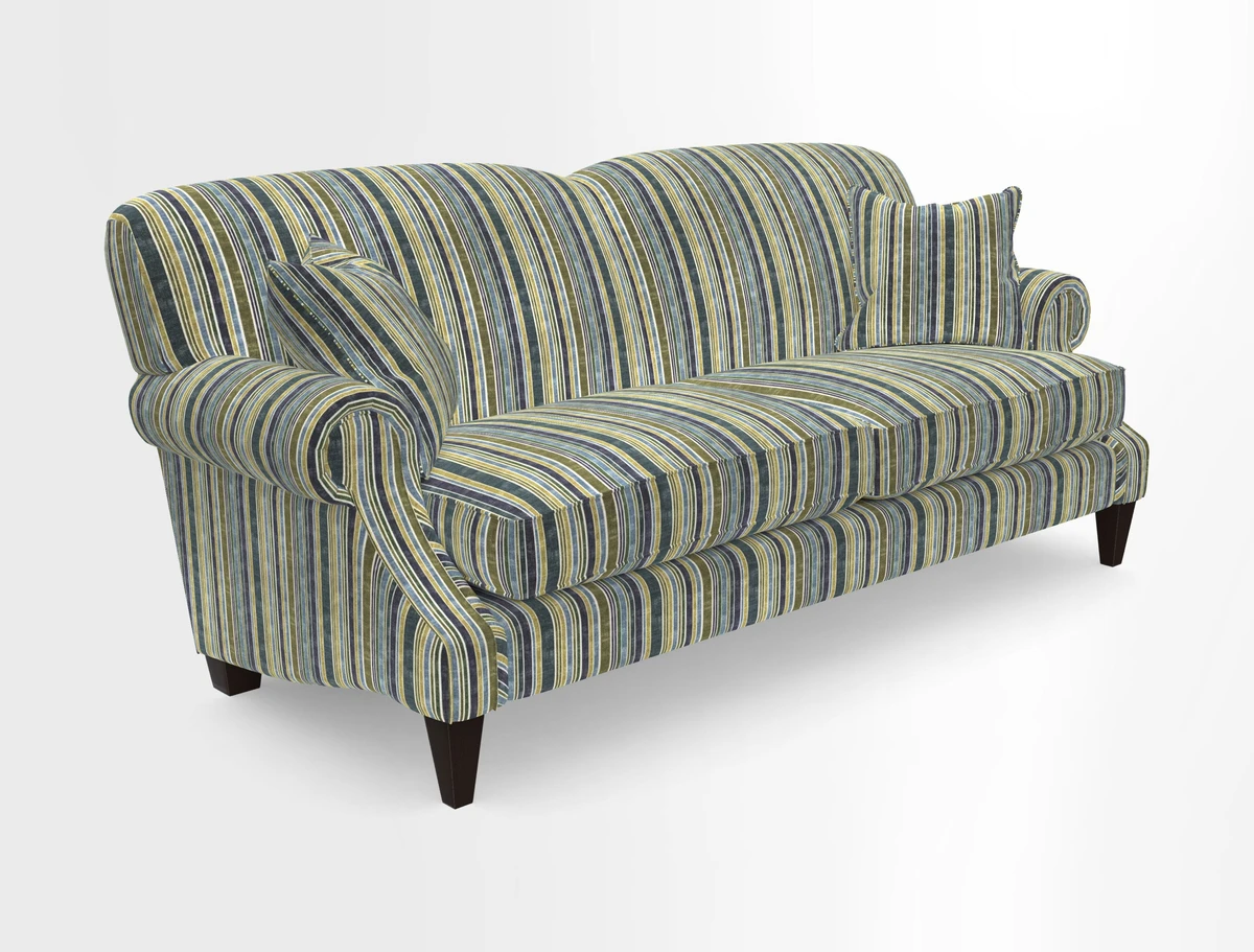 Tangmere 3 Seater Sofa in Floral Linen L'Oiseaux Tapestry 