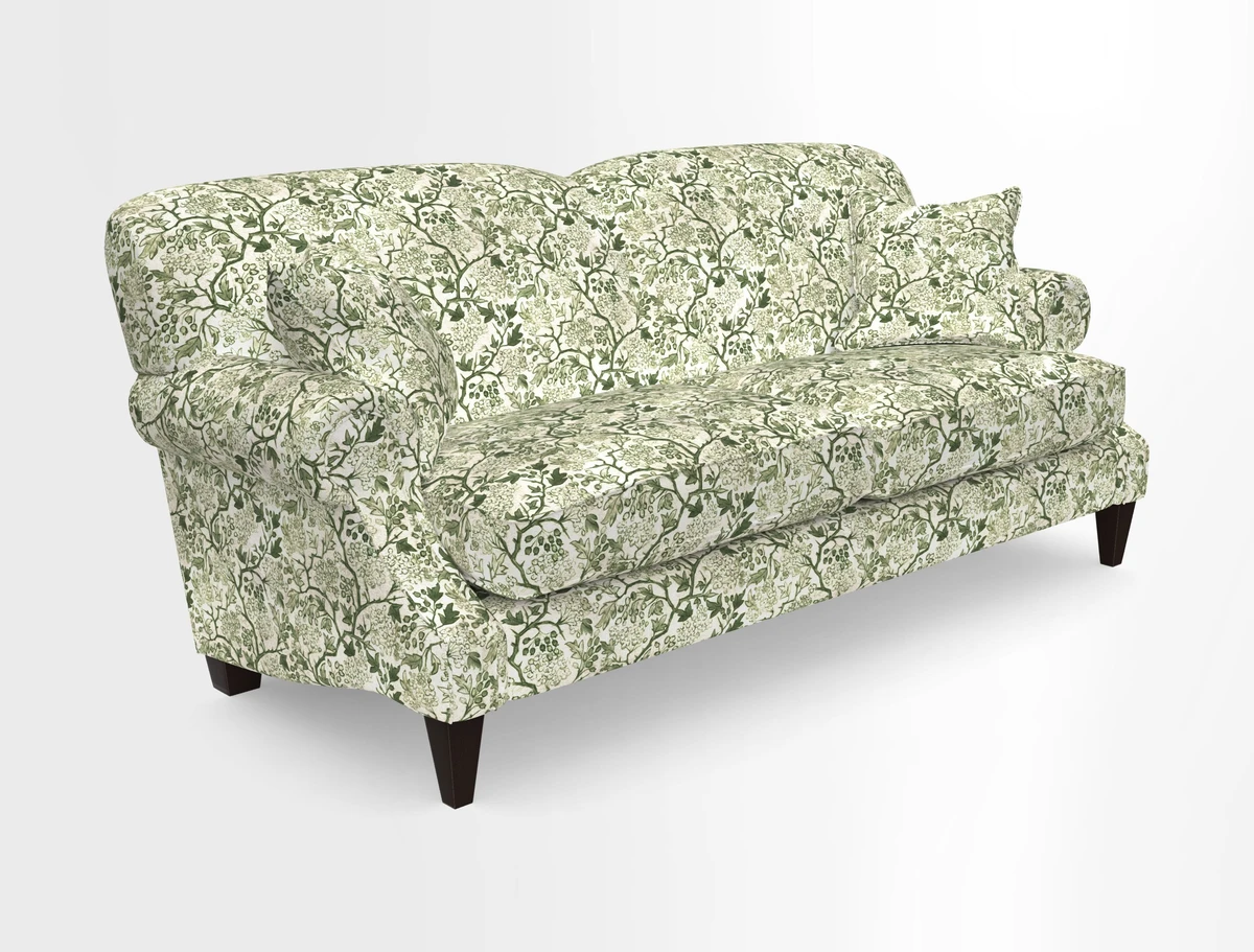 Tangmere 3 Seater Sofa in Floral Linen L'Oiseaux Tapestry 