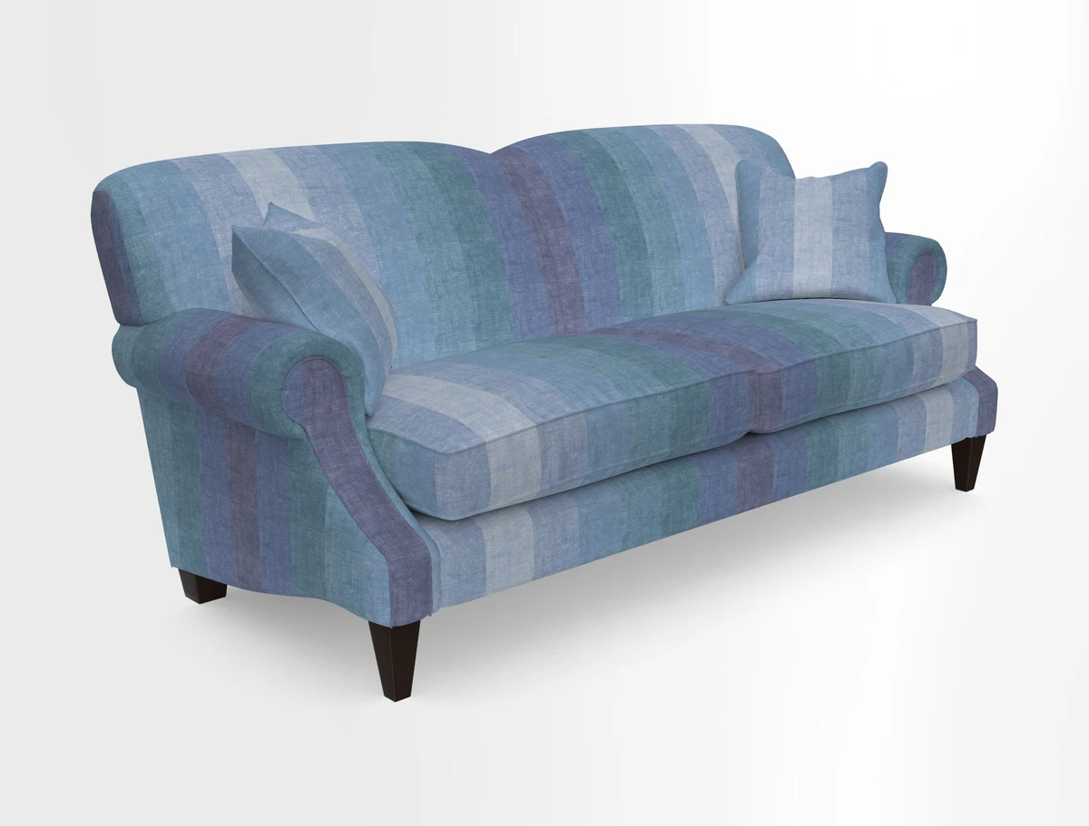 Tangmere 3 Seater Sofa in Floral Linen L'Oiseaux Tapestry 