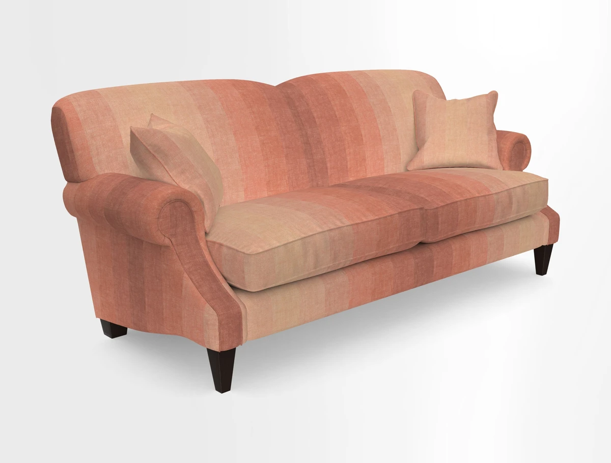 Tangmere 3 Seater Sofa in Floral Linen L'Oiseaux Tapestry 