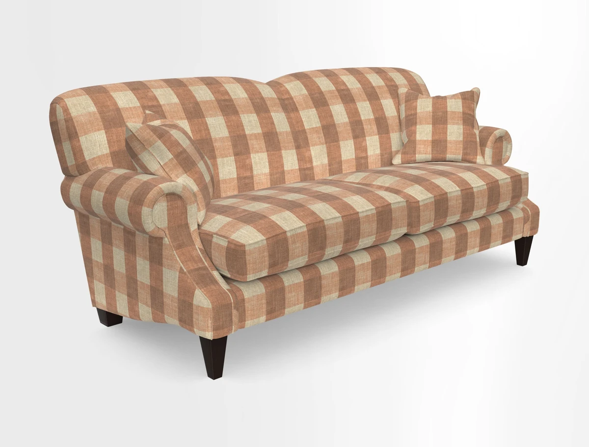 Tangmere 3 Seater Sofa in Floral Linen L'Oiseaux Tapestry 