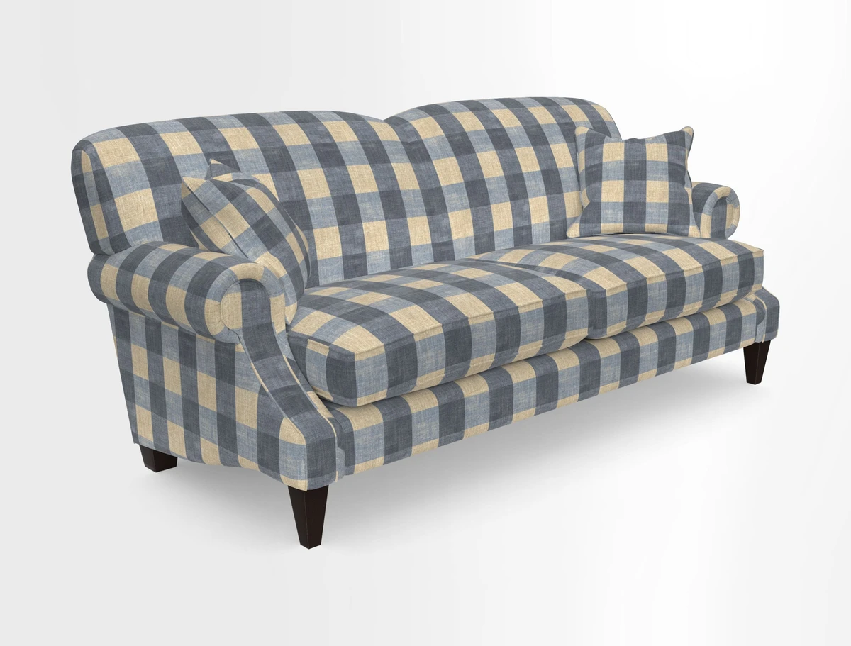 Tangmere 3 Seater Sofa in Floral Linen L'Oiseaux Tapestry 