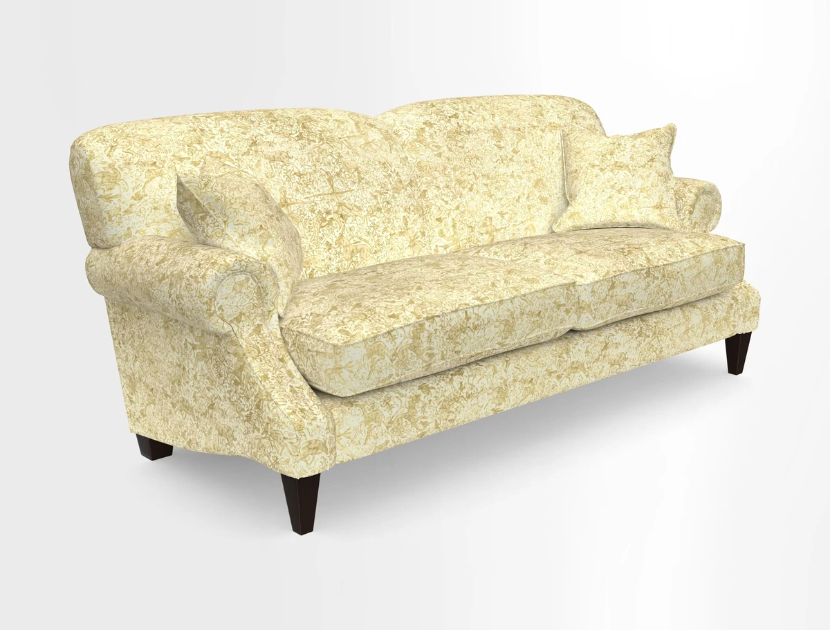 Tangmere 3 Seater Sofa in Floral Linen L'Oiseaux Tapestry 
