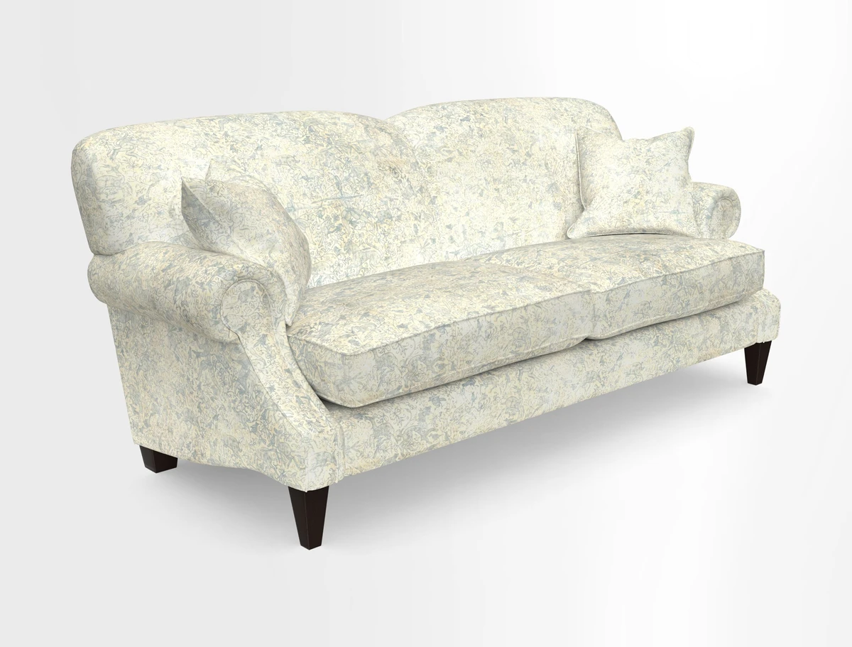 Tangmere 3 Seater Sofa in Floral Linen L'Oiseaux Tapestry 