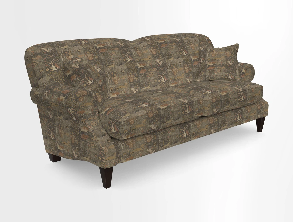 Tangmere 3 Seater Sofa in Floral Linen L'Oiseaux Tapestry 