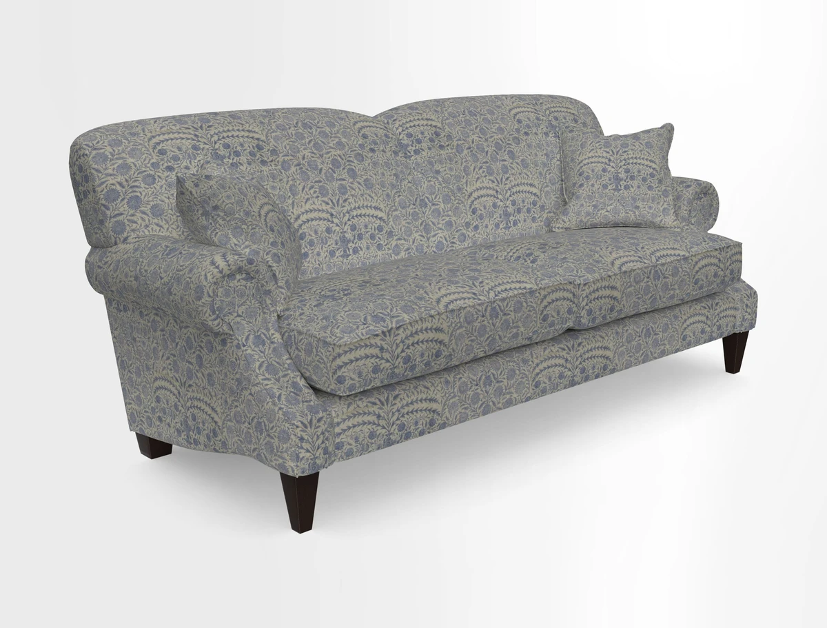 Tangmere 3 Seater Sofa in Floral Linen L'Oiseaux Tapestry 