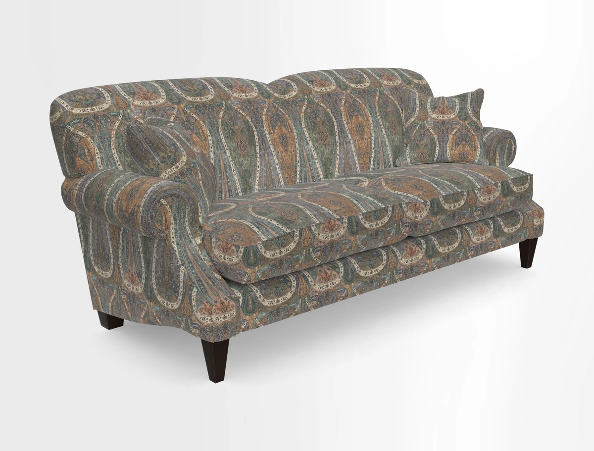 Tangmere 3 Seater Sofa in Floral Linen L'Oiseaux Tapestry 
