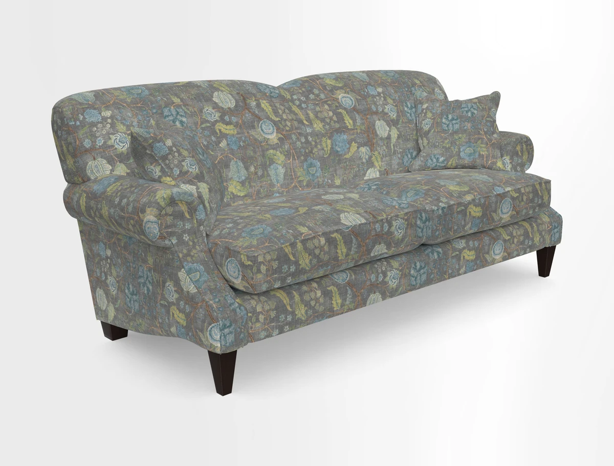 Tangmere 3 Seater Sofa in Floral Linen L'Oiseaux Tapestry 
