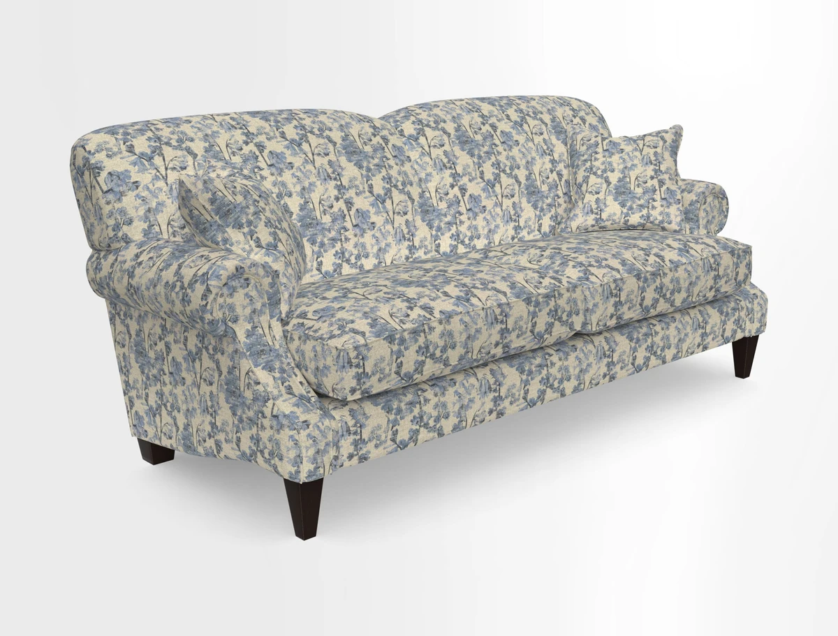 Tangmere 3 Seater Sofa in Floral Linen L'Oiseaux Tapestry 