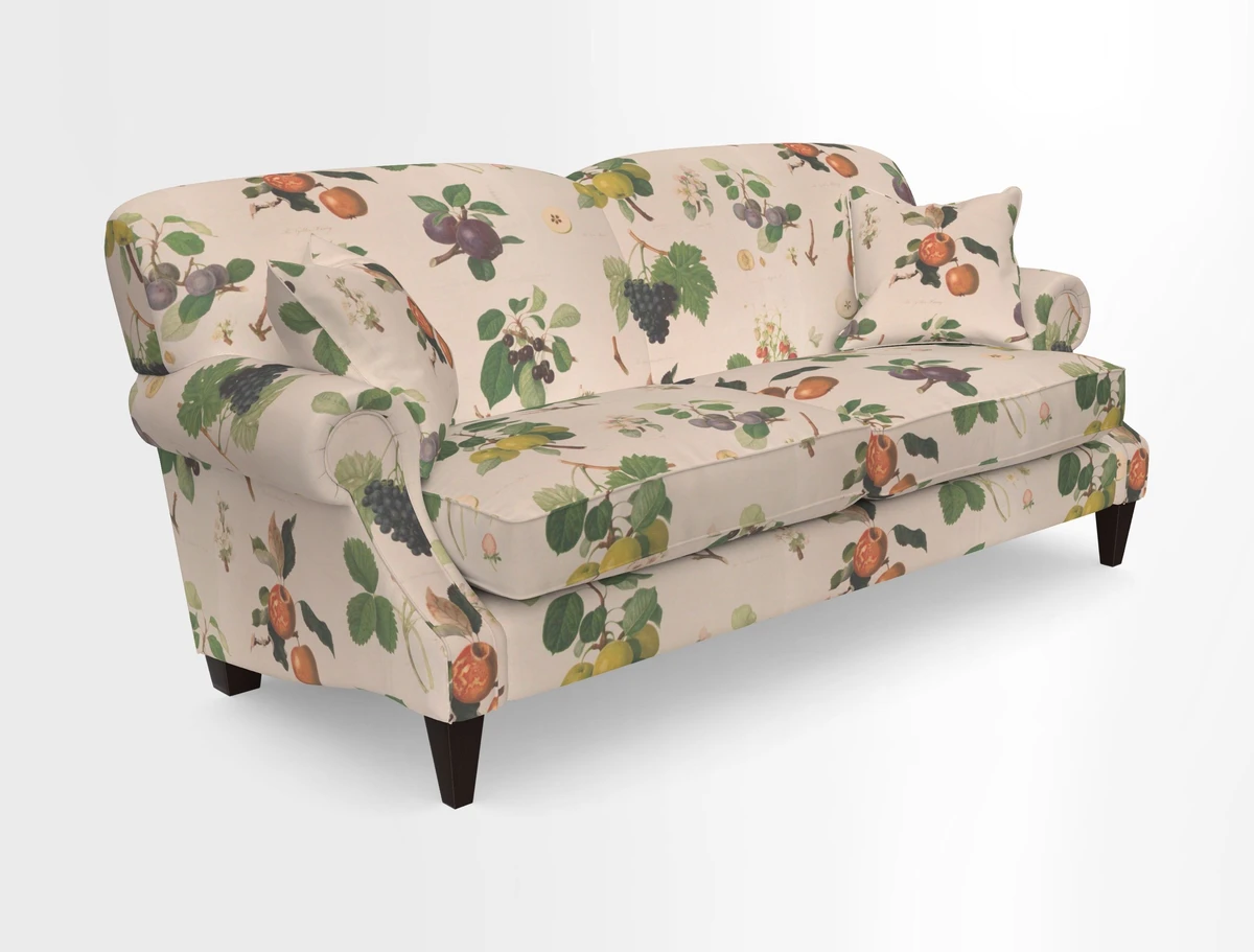 Tangmere 3 Seater Sofa in Floral Linen L'Oiseaux Tapestry 