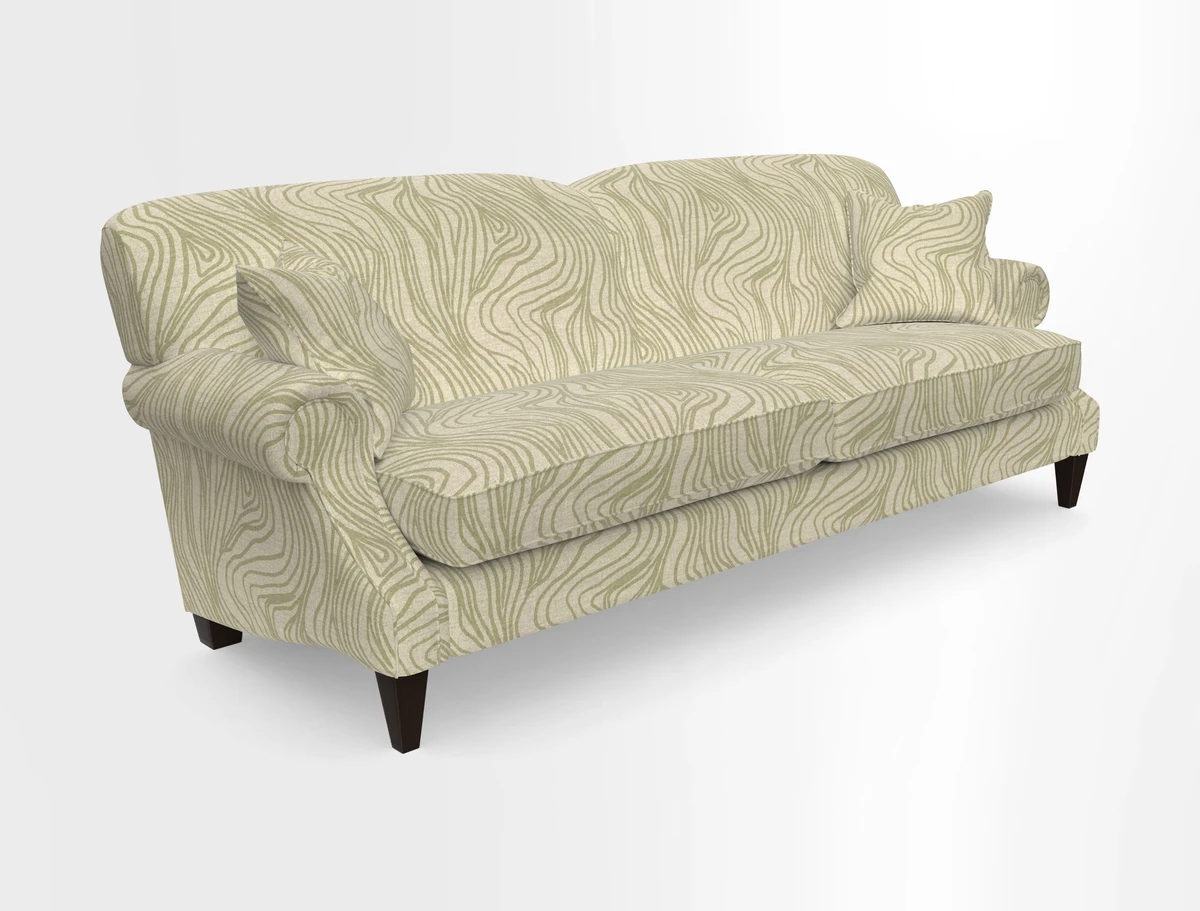 Tangmere 4 Seater Sofa in Floral Linen L'Oiseaux Tapestry 