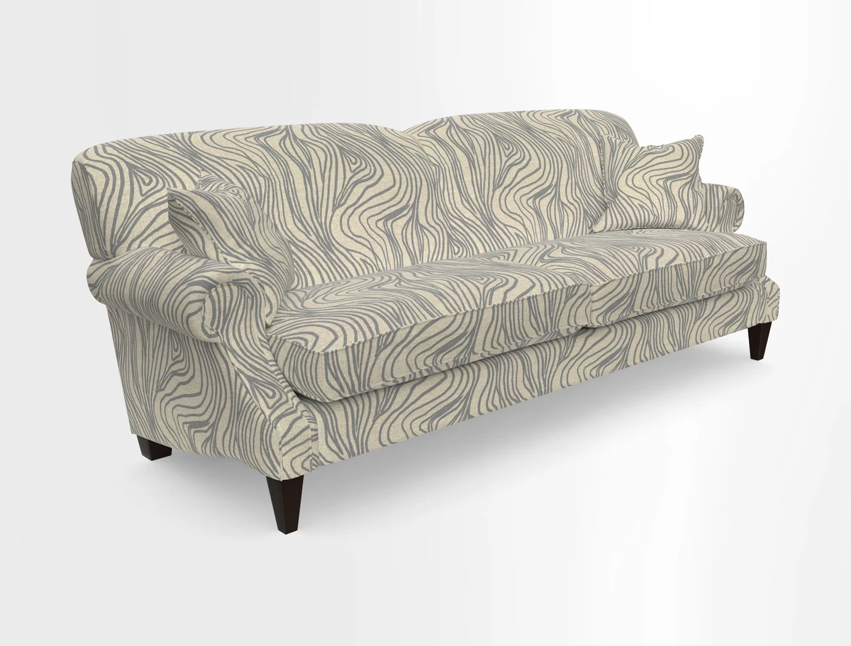 Tangmere 4 Seater Sofa in Floral Linen L'Oiseaux Tapestry 