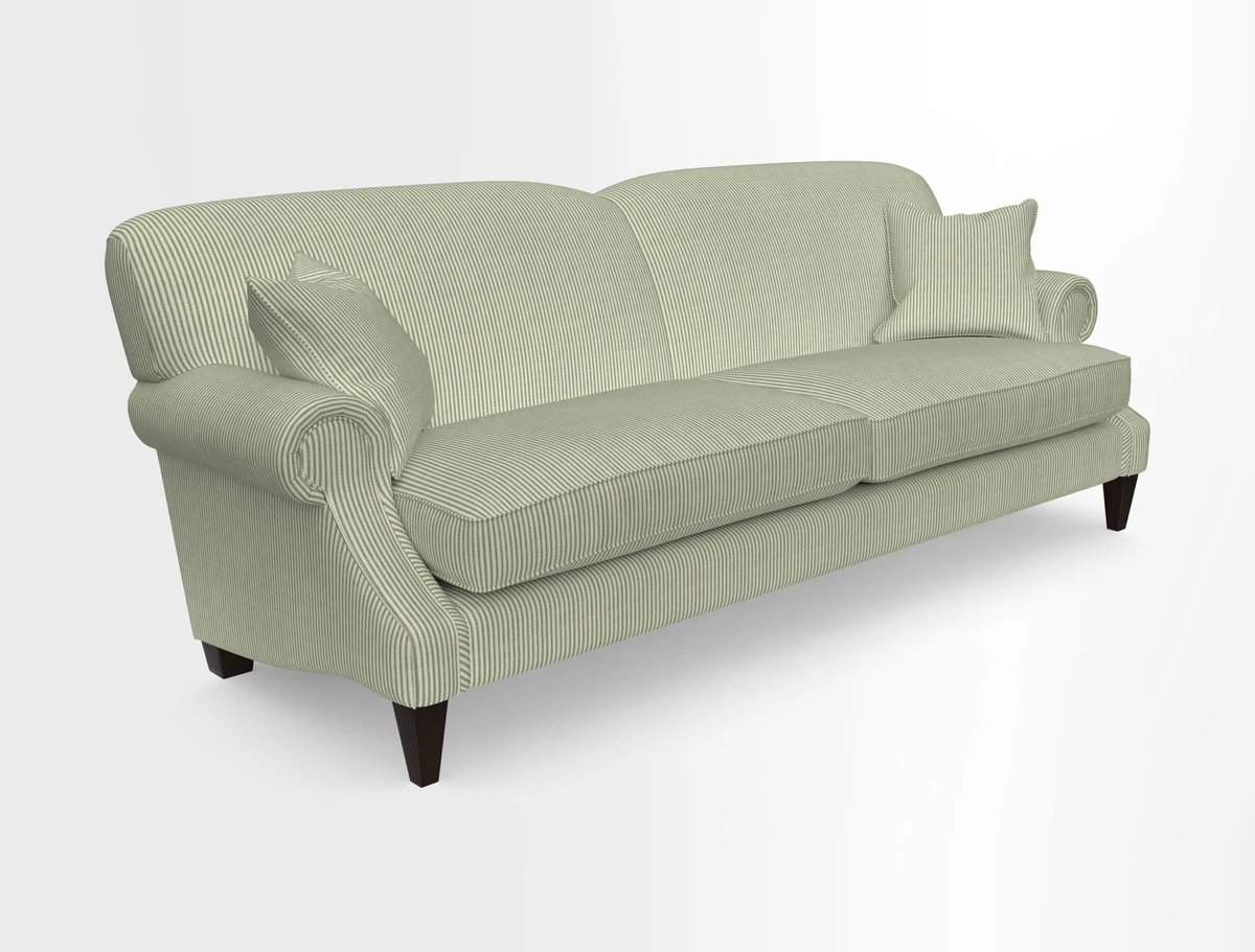 Tangmere 4 Seater Sofa in Floral Linen L'Oiseaux Tapestry 