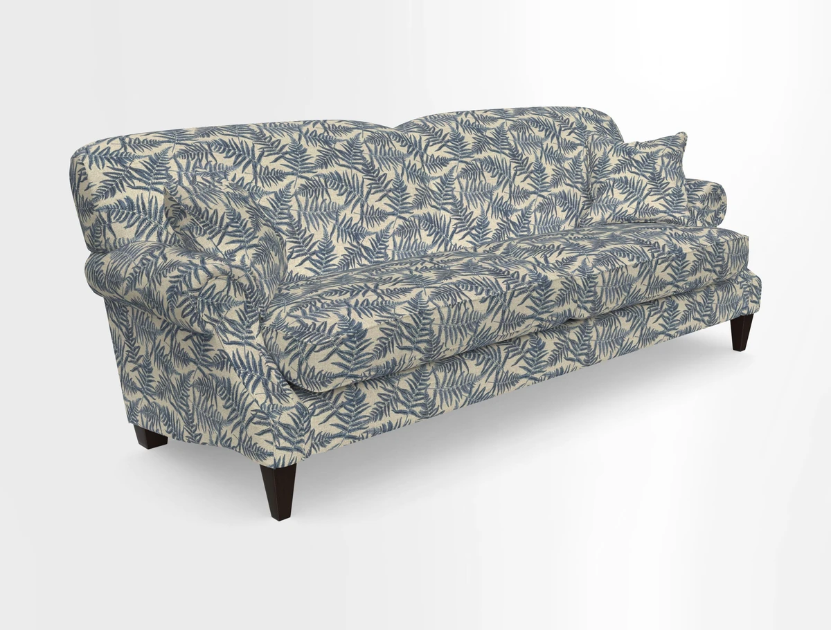Tangmere 4 Seater Sofa in Floral Linen L'Oiseaux Tapestry 