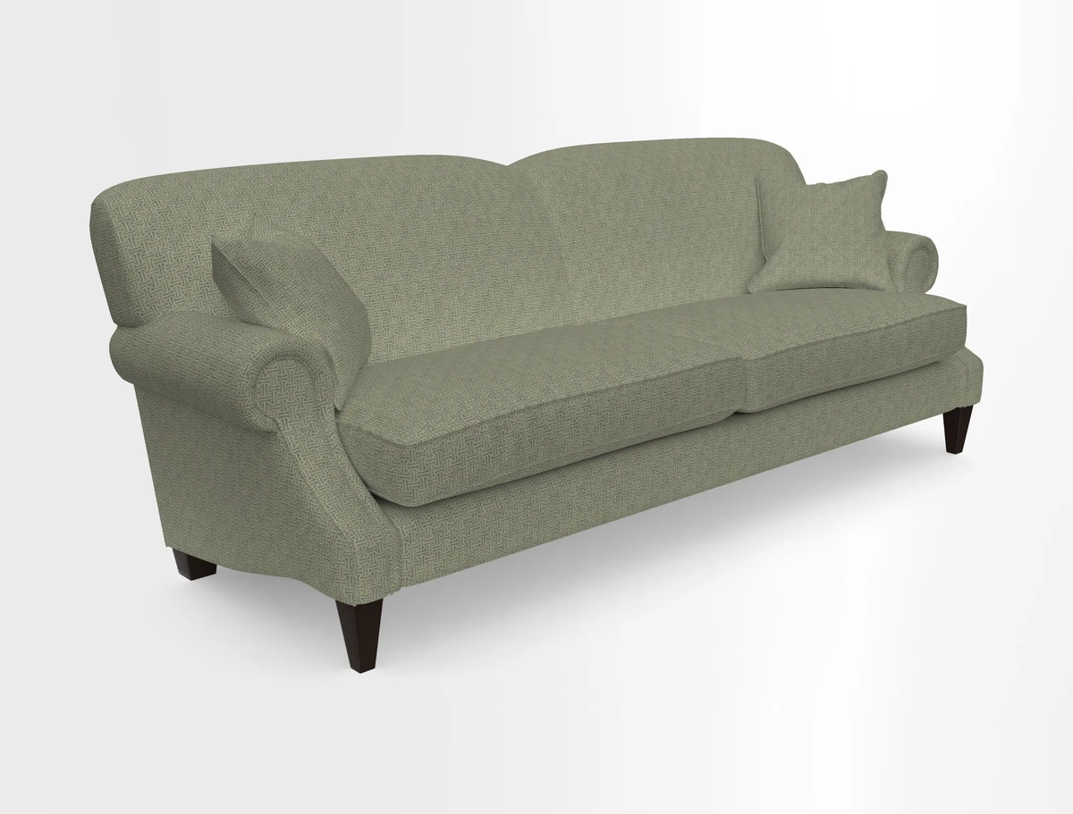 Tangmere 4 Seater Sofa in Floral Linen L'Oiseaux Tapestry 