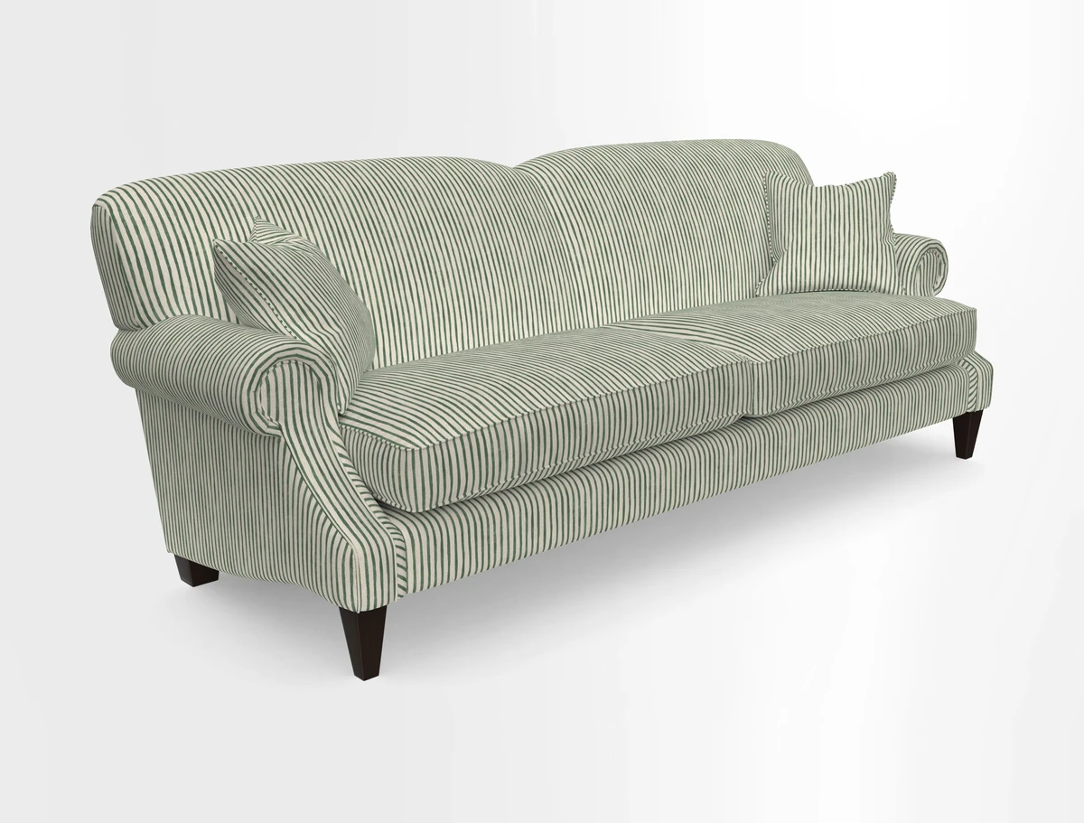 Tangmere 4 Seater Sofa in Floral Linen L'Oiseaux Tapestry 