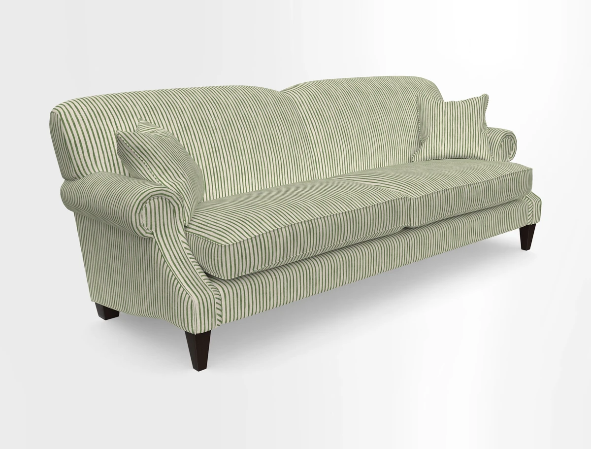 Tangmere 4 Seater Sofa in Floral Linen L'Oiseaux Tapestry 