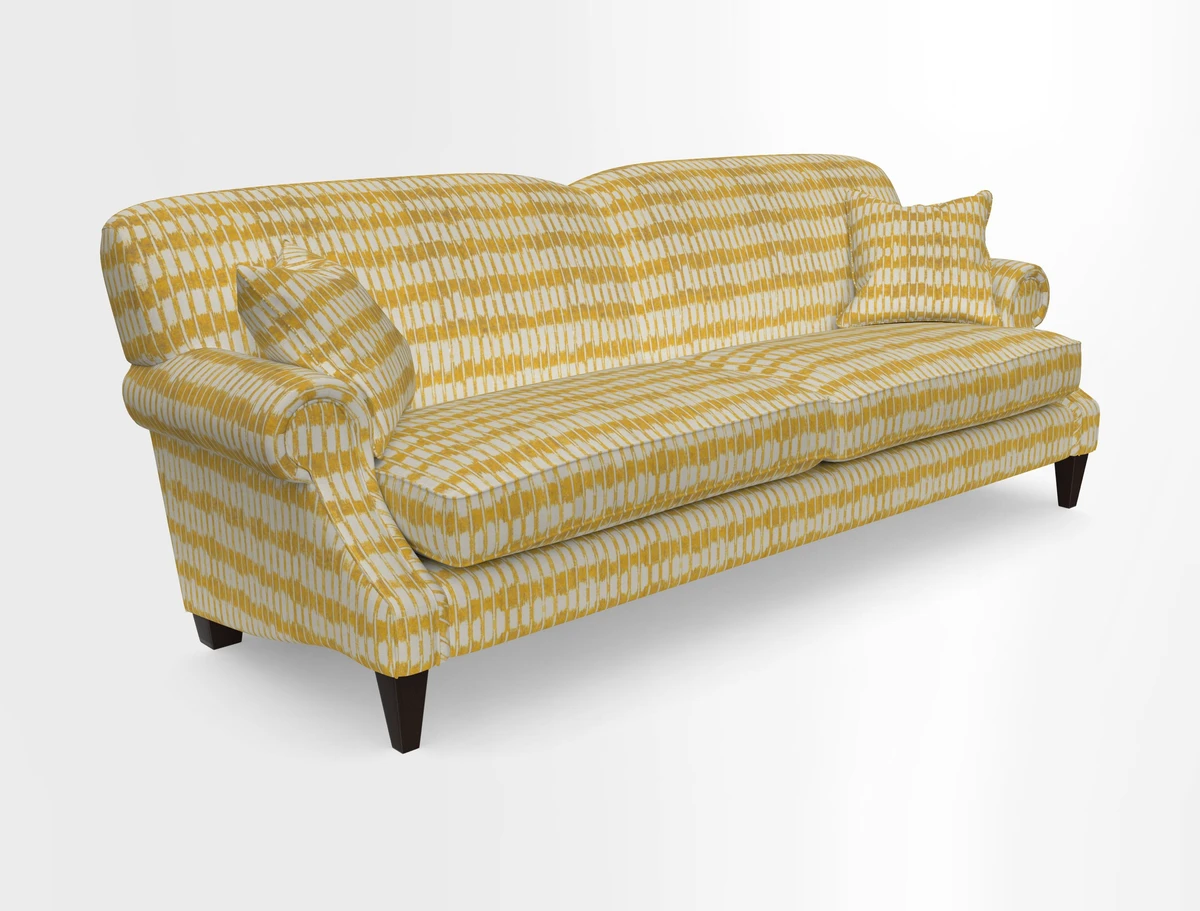 Tangmere 4 Seater Sofa in Floral Linen L'Oiseaux Tapestry 