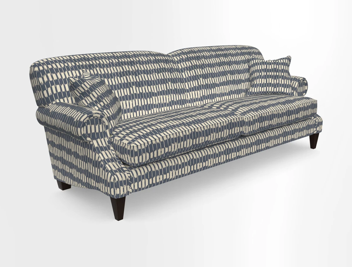Tangmere 4 Seater Sofa in Floral Linen L'Oiseaux Tapestry 