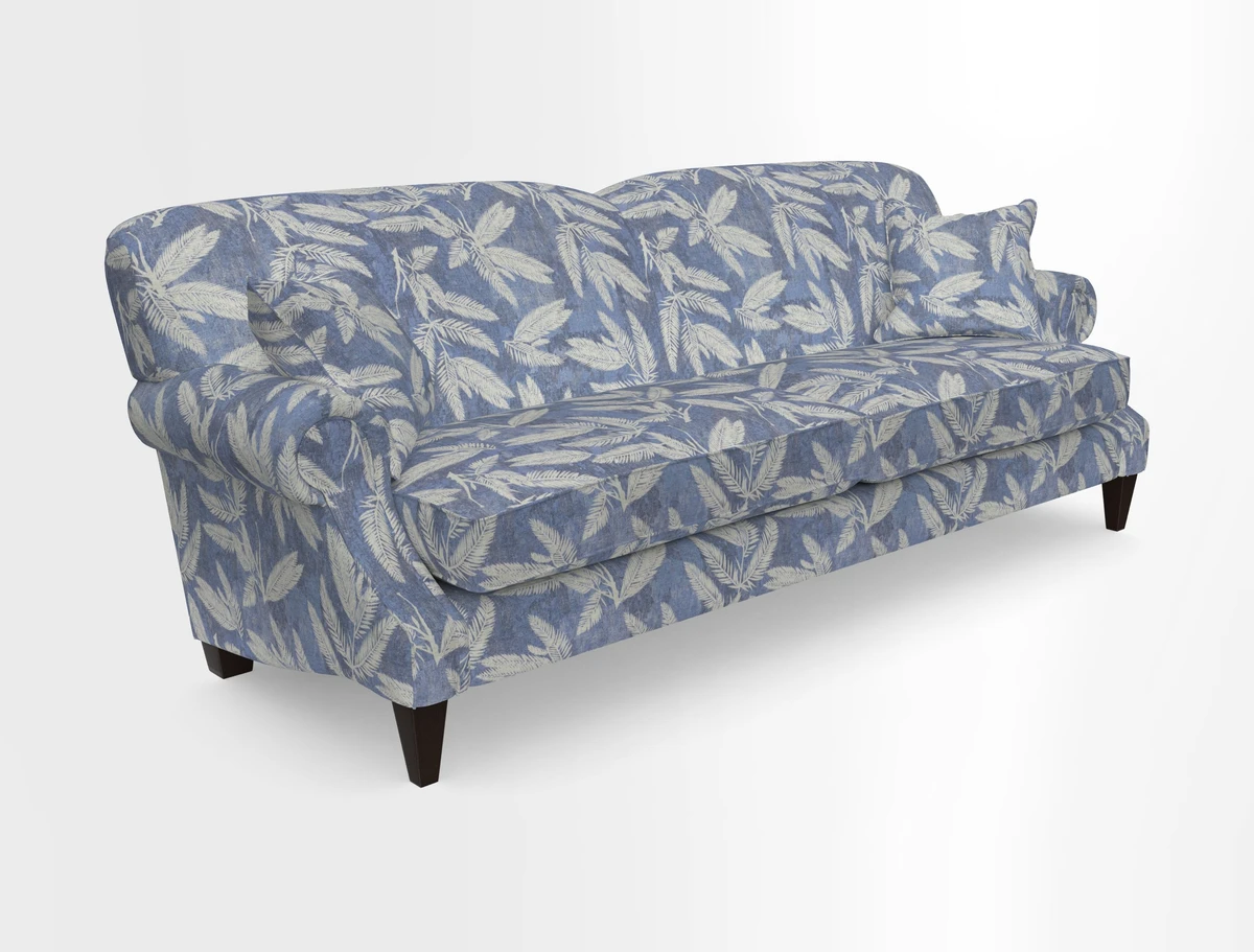 Tangmere 4 Seater Sofa in Floral Linen L'Oiseaux Tapestry 