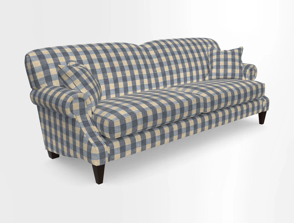 Tangmere 4 Seater Sofa in Floral Linen L'Oiseaux Tapestry 