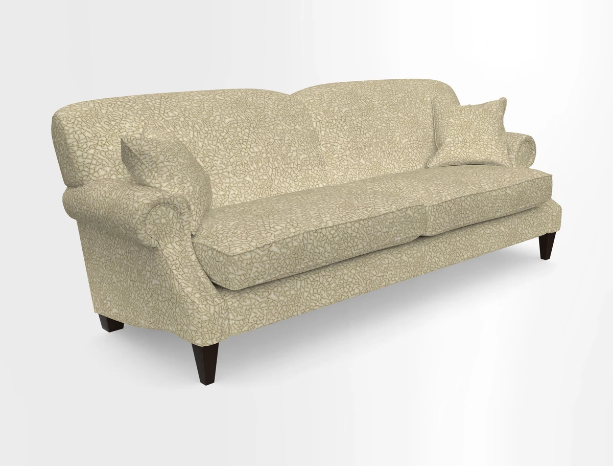 Tangmere 4 Seater Sofa in Floral Linen L'Oiseaux Tapestry 