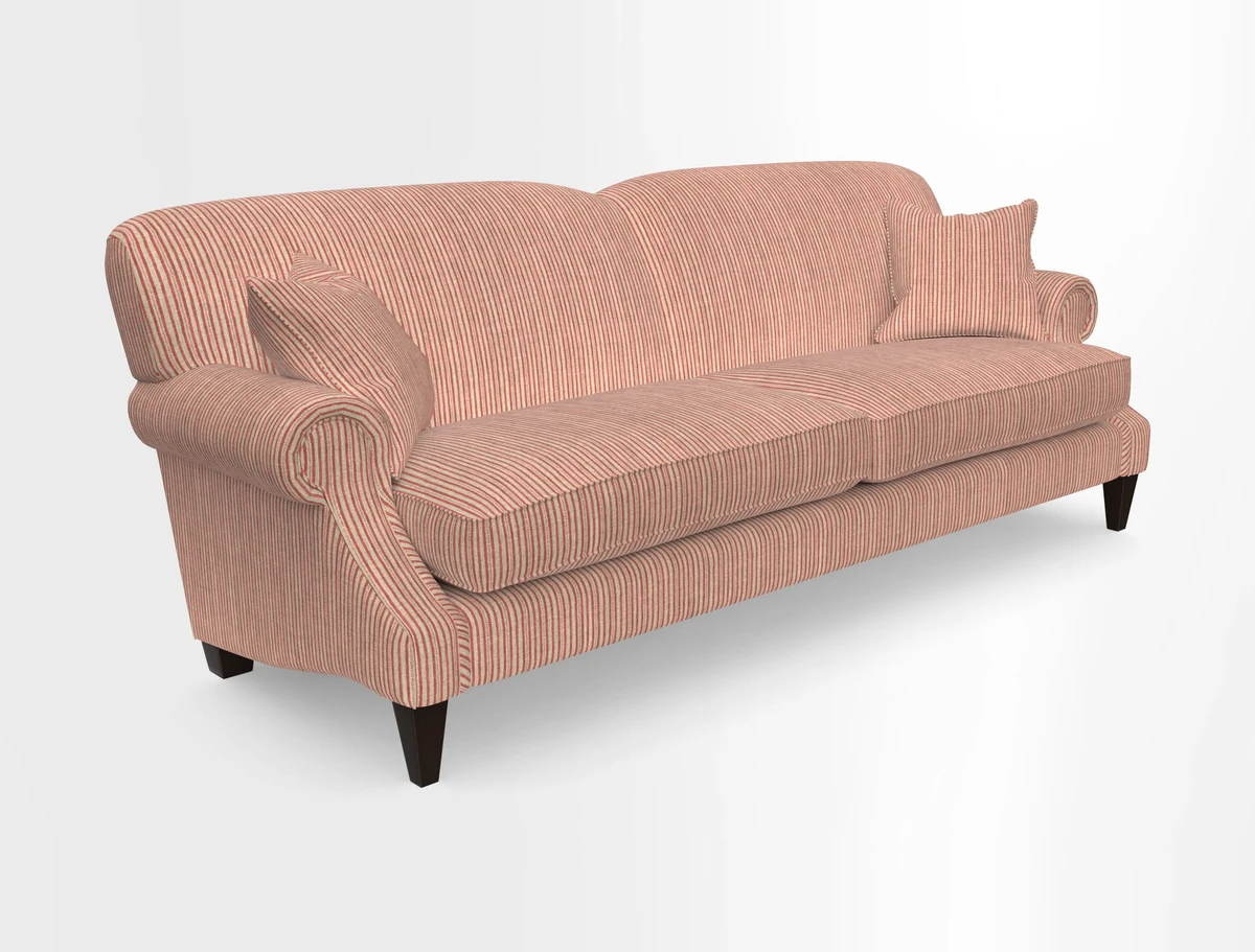 Tangmere 4 Seater Sofa in Floral Linen L'Oiseaux Tapestry 