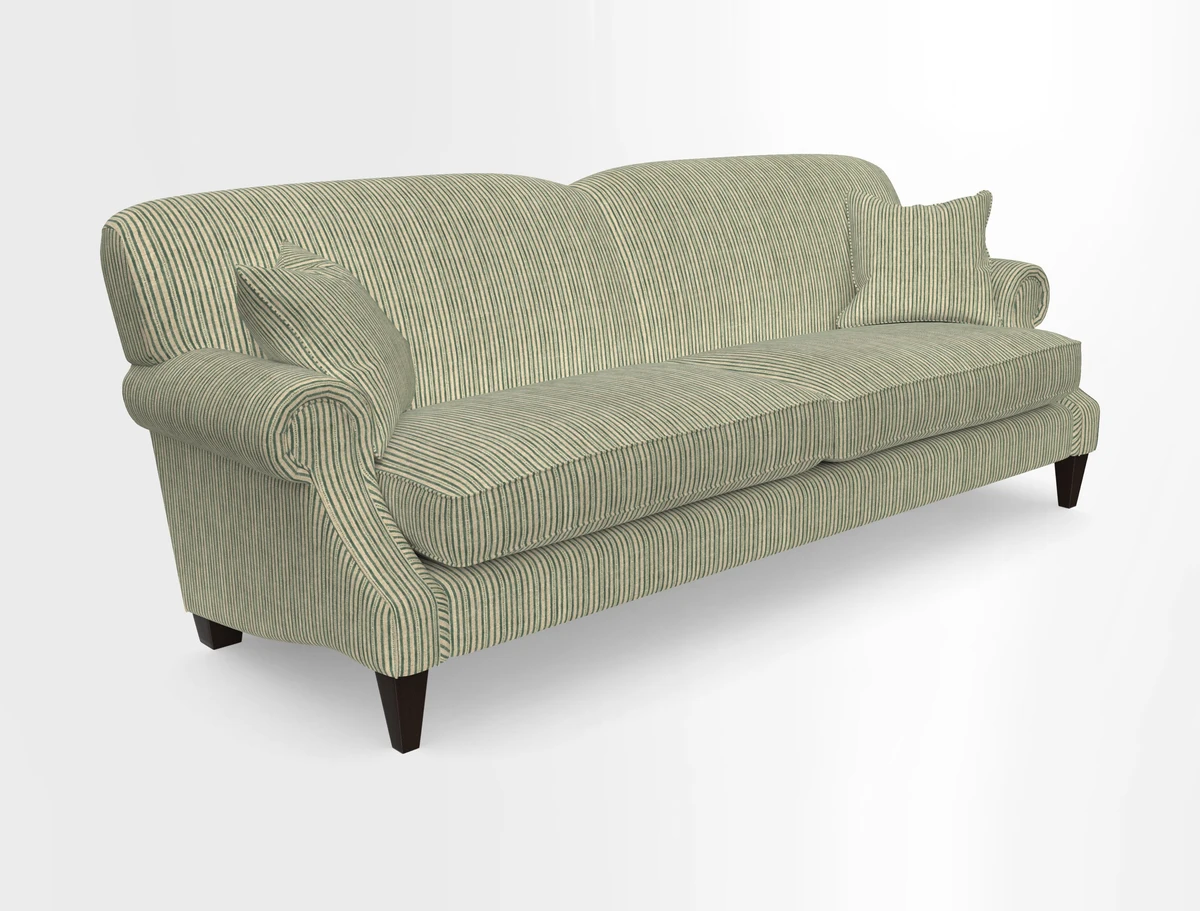 Tangmere 4 Seater Sofa in Floral Linen L'Oiseaux Tapestry 