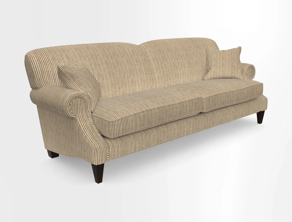 Tangmere 4 Seater Sofa in Floral Linen L'Oiseaux Tapestry 
