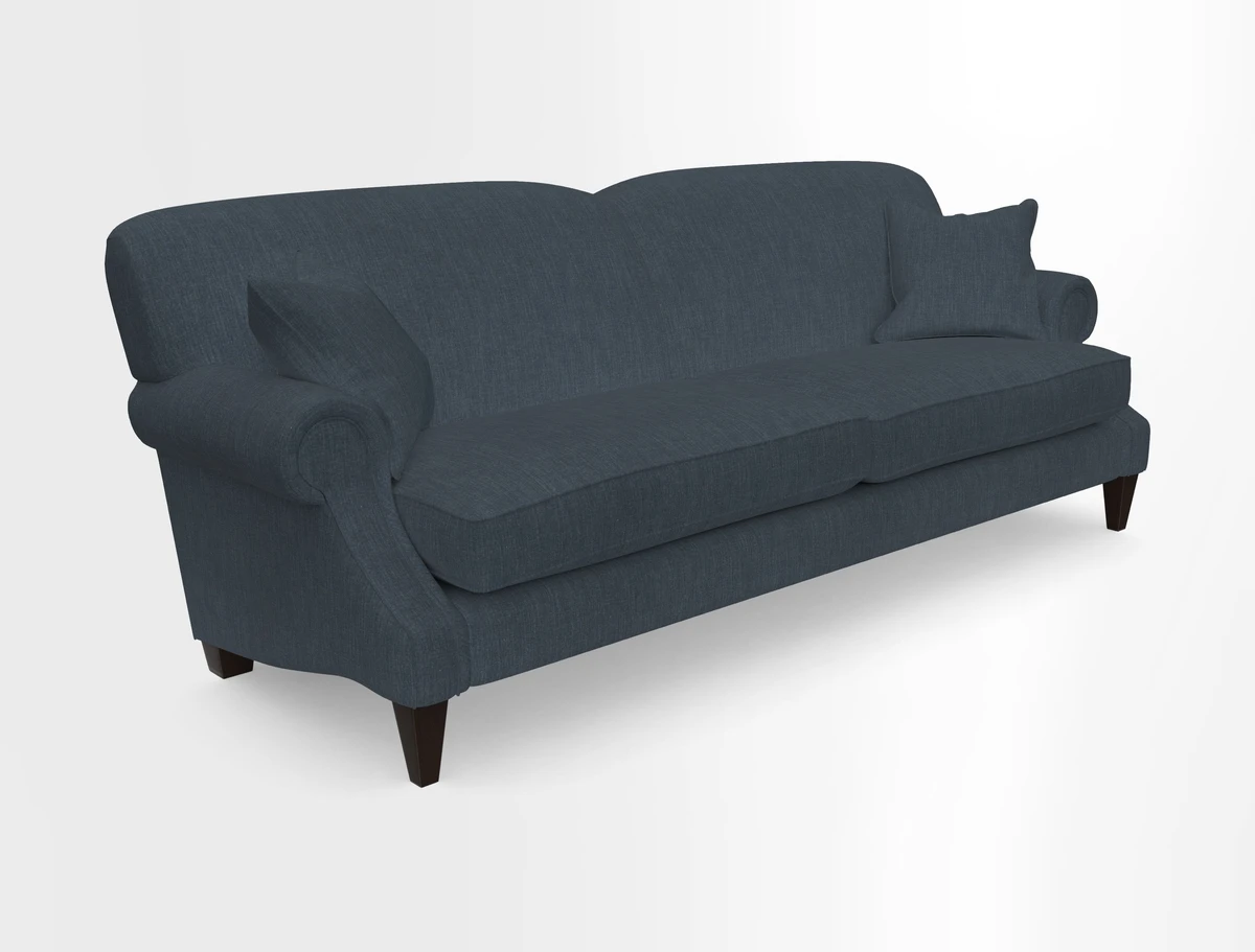 Tangmere 4 Seater Sofa in Floral Linen L'Oiseaux Tapestry 