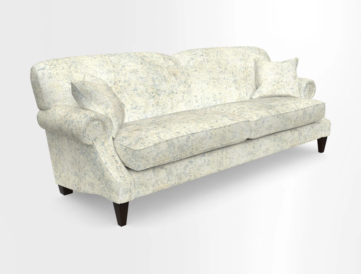Tangmere 4 Seater Sofa in Floral Linen L'Oiseaux Tapestry 