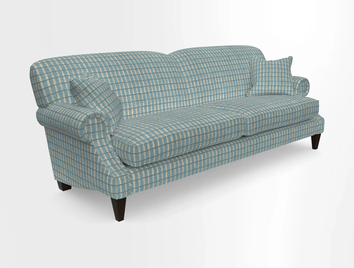 Tangmere 4 Seater Sofa in Floral Linen L'Oiseaux Tapestry 