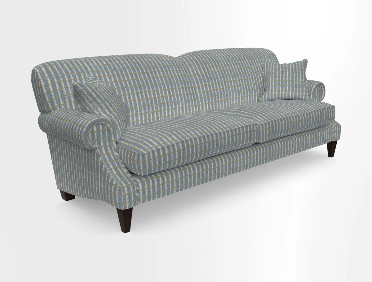 Tangmere 4 Seater Sofa in Floral Linen L'Oiseaux Tapestry 