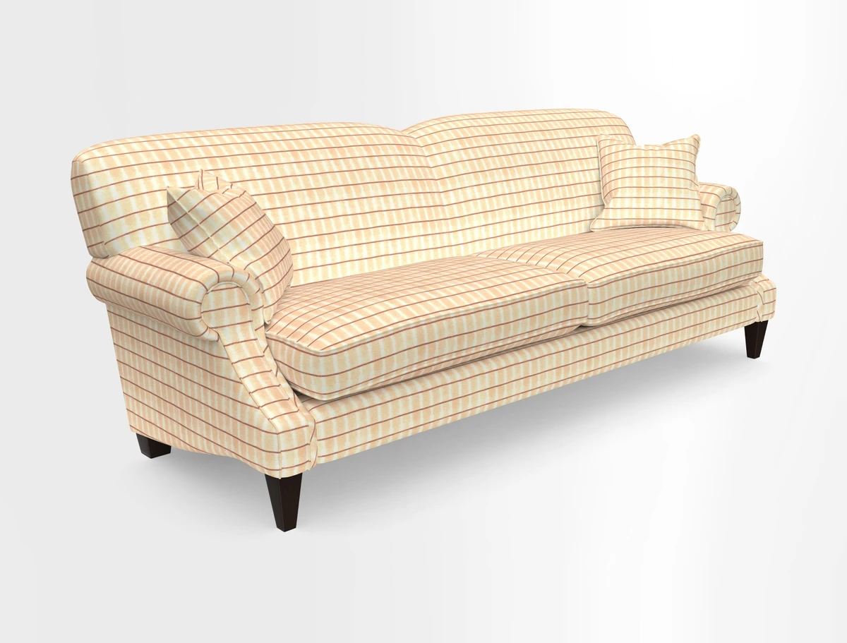 Tangmere 4 Seater Sofa in Floral Linen L'Oiseaux Tapestry 