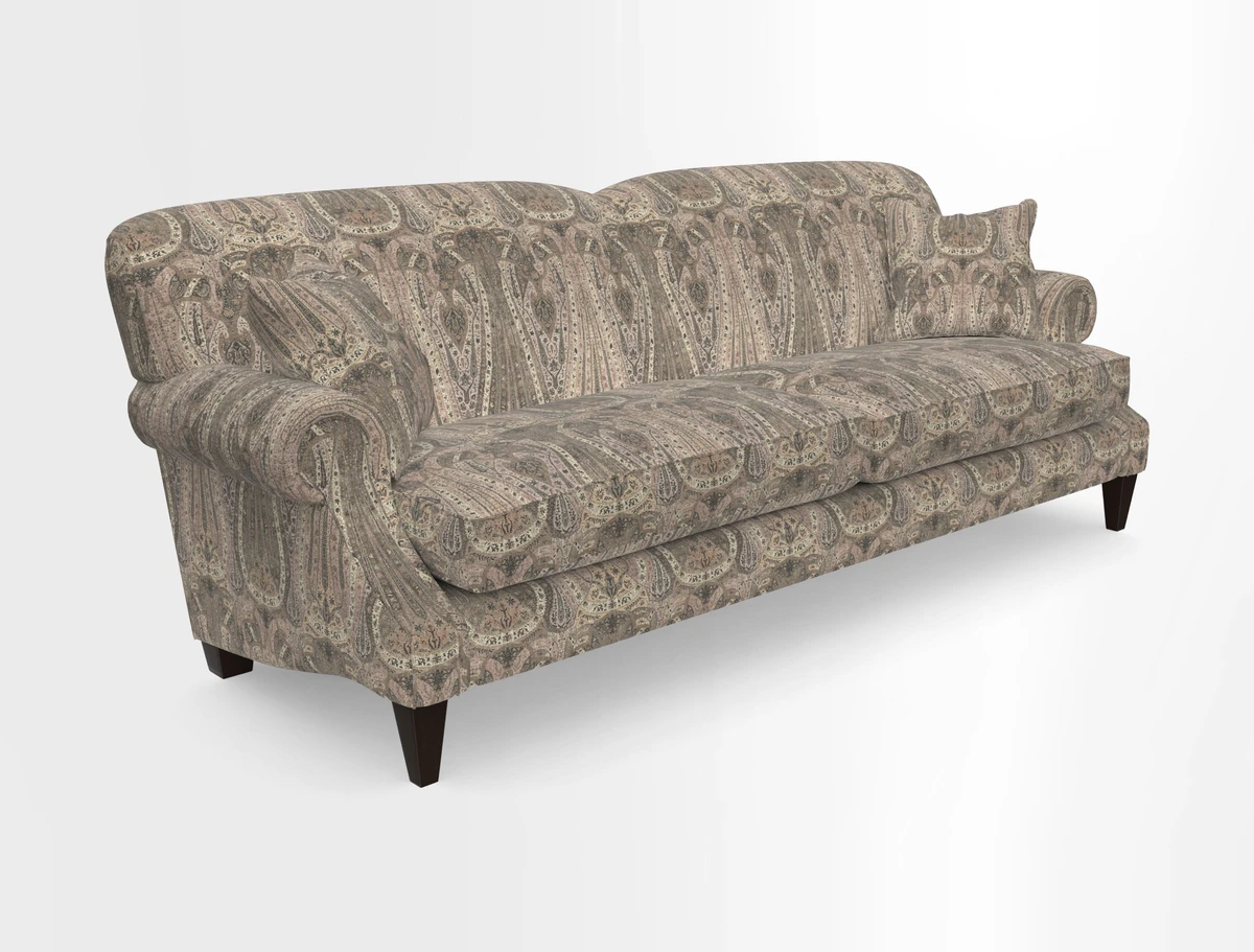 Tangmere 4 Seater Sofa in Floral Linen L'Oiseaux Tapestry 