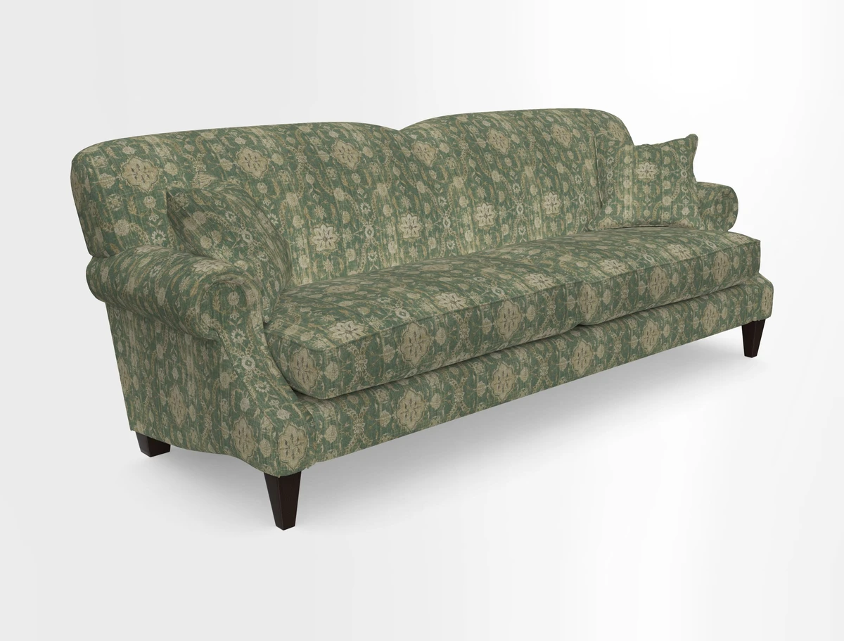 Tangmere 4 Seater Sofa in Floral Linen L'Oiseaux Tapestry 