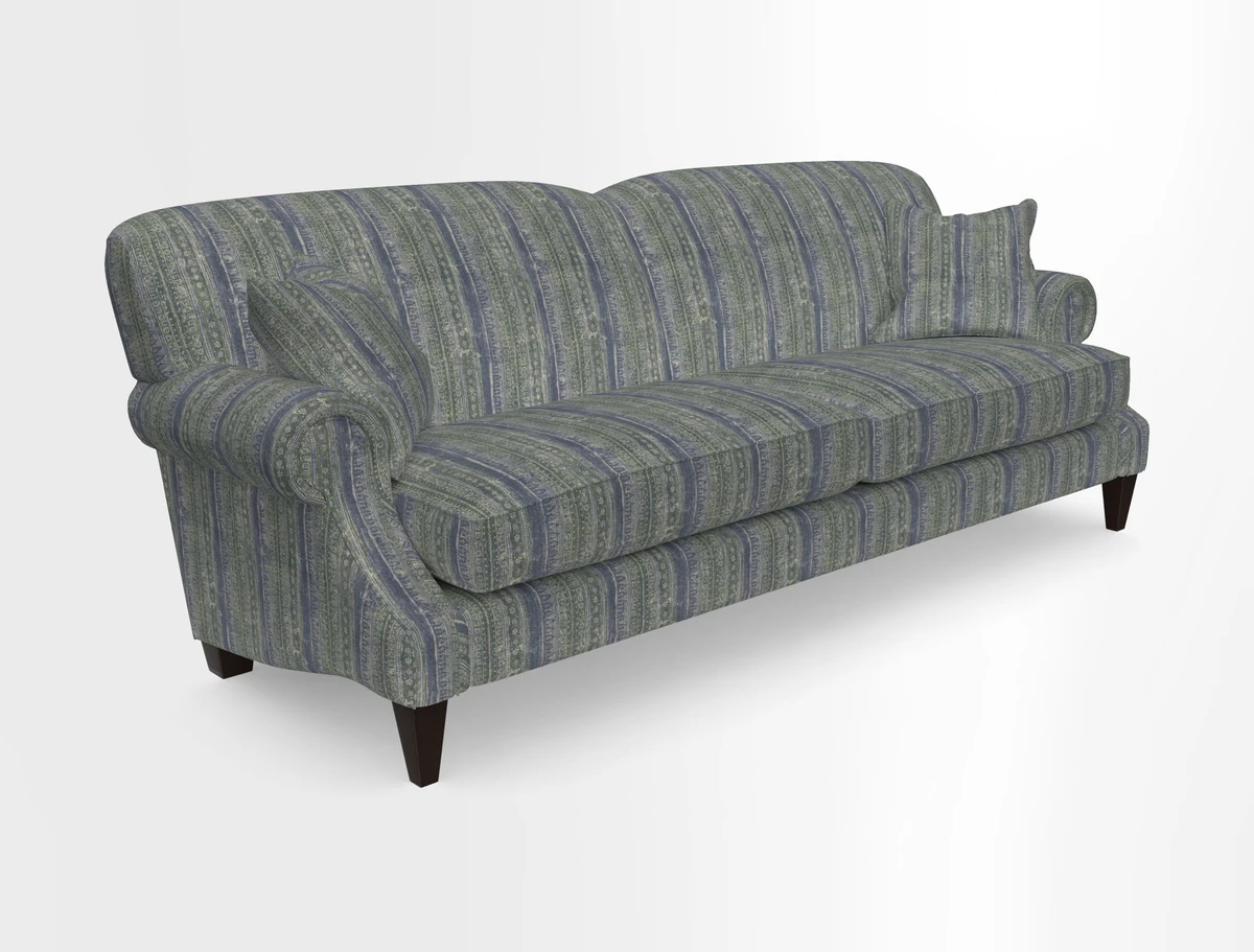 Tangmere 4 Seater Sofa in Floral Linen L'Oiseaux Tapestry 