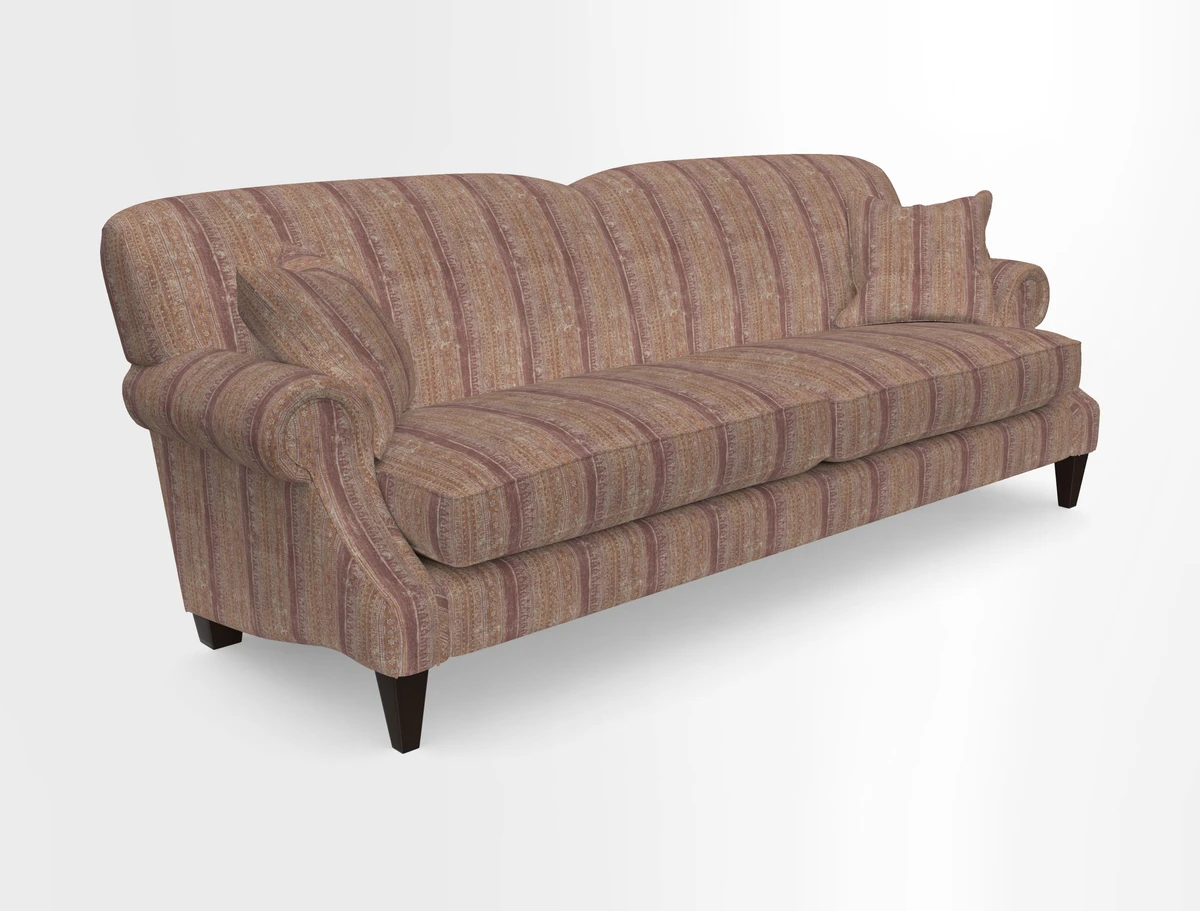 Tangmere 4 Seater Sofa in Floral Linen L'Oiseaux Tapestry 